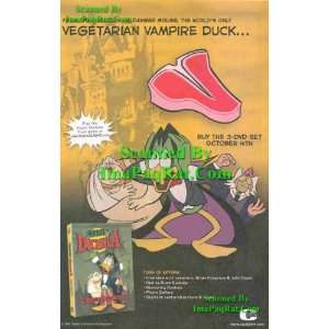 Count Duckula Vegetarian Vampire Duck 1st Season Great Original 