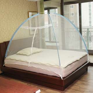 NEW White Portable Folding Mosquito Net Tent Canopy 5 Sizes  