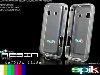 CLEAR Soft Flex Hard Case f Samsung Galaxy Prevail M820  