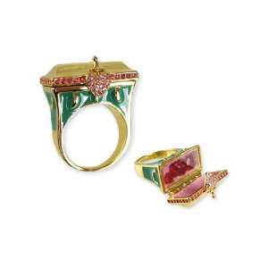  Disney Couture Icon Treasure Chest Ring   Size 7 Jewelry