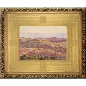  Dead Sea from Siloam 30x25 Streched Canvas Art by Hunt, William Holman