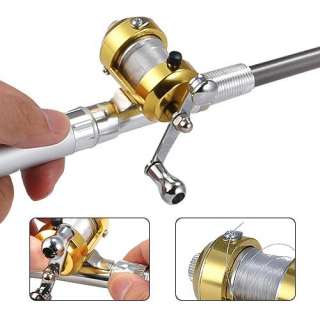 The smallest fishing set in the world.