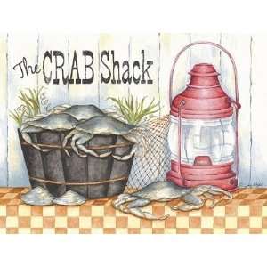 The Crab Shack by Sydney Wright. Size 16.00 inches width by 12.00 