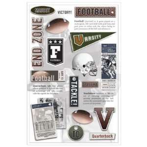  Karen Foster Design Football Phrase Stickers Arts, Crafts 