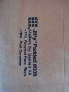 10 pcs Jiffy  Padded #000 shipping envelope mailers  