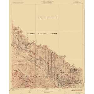  USGS TOPO MAP LA CRESCENTA QUAD CALIFORNIA (CA) 1928