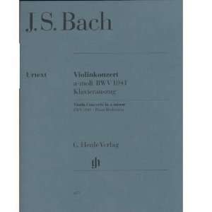  Bach Concerto No. 1 In A Minor, BWV 1041/Verlag, H 