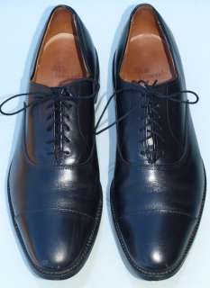 Allen Edmonds Mens Black Cap Toe Shoes size 12  