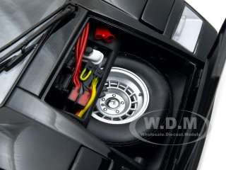   car model of Lamborghini Countach LP400 Black die cast car by Kyosho