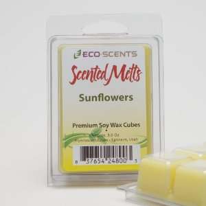  2 Pack Sunflowers EcoScents Scented Wax Melts   Light, fresh 