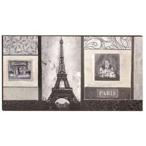  Abstract Paris Box Frame Wall Art Ready to Hang 40 20 