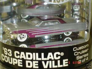Hot Wheels Custom Cruisers 63 Cadillac Coupe De Ville  