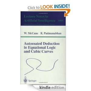 Automated Deduction in Equational Logic and Cubic Curves (Lecture 