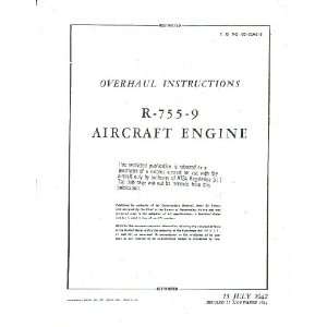  Jacobs R 755  9 Aircraft Engine Overhaul Manual Jacobs R 