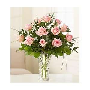 Flowers by 1800Flowers   Rose Elegance in Lenox Crystal Vase  