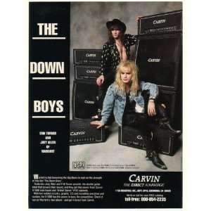  1990 Erik Turner Joey Allen Warrant Photo Carvin Amps Print 