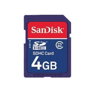  SanDisk 4GB SDHC Memory Card Electronics