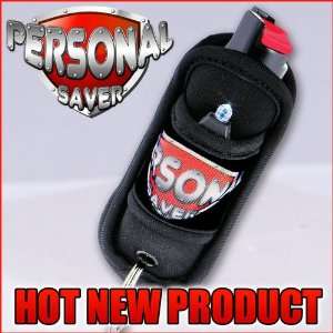  Saver Pepper Spray Keychain with Running Belt Clip Holster LED Light 
