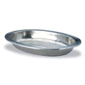  Match Pewter Oval Serving Bowl
