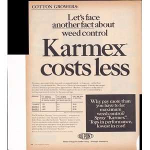  Karmex Weed Control DuPont 1968 Original Vintage 