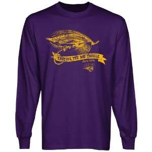 NCAA Northern Iowa Panthers Tackle Long Sleeve T Shirt   Purple 