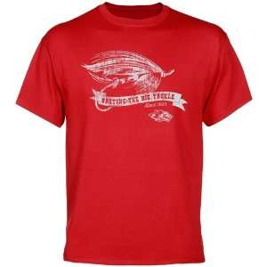    NCAA New Mexico Lobos Tackle T Shirt   Red