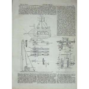   1877 Engineering Machinery Diagrams Scaffolding