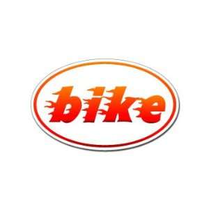 Bike Flame Euro Bicycle Cyclist   Car, Truck, Notebook, Bumper, Window 