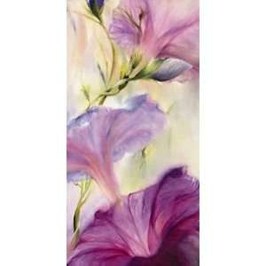  Annette Schmucker 19.69W by 39.37H  Prunkwinden CANVAS 