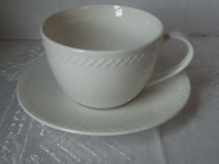 MSE Martha Stewart Stoneware Acorn Oak Cup & Saucer (s)  