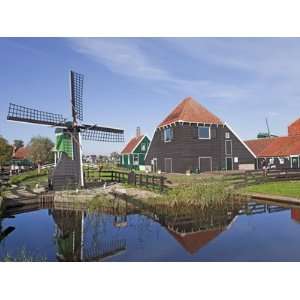  Windmills at Zaanse Schans, Zaandam, Noord Holland 