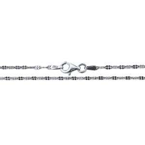  Sterling Silver 925 Daisy Chain Necklace 18 Inch   Nickel 