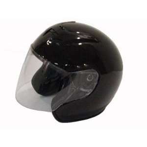  3/4 Shell Black DOT Motorcycle Helmet Automotive