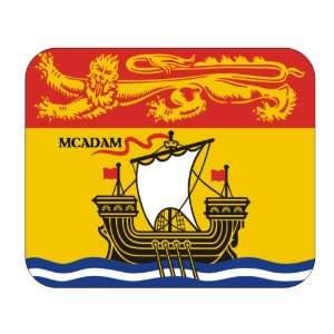  Canadian Province   New Brunswick, McAdam Mouse Pad 