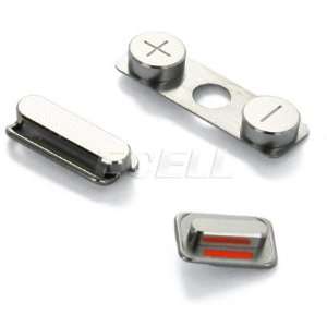  Ecell   APPLE iPHONE 4 REPLACEMENT SIDE CONTROL BUTTONS 
