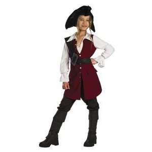  Of The Caribbean Elizabeth Pirate Deluxe   Child Medium Costume 10 12