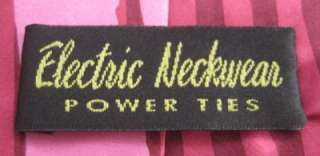 Item for sale is a New Electric Power Design Necktie