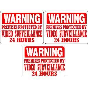  3   VIDEO SECURITY SIGNS 652VS3 