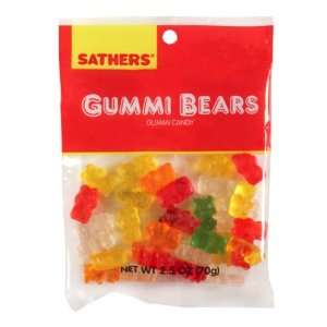 Sathers Gummi Bears (Pack of 12)  Grocery & Gourmet Food