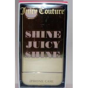  Juicy Couture iPhone Shine Juicy Shine Gold Tone Case 