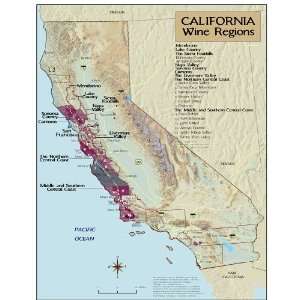  Wine Region Map For California