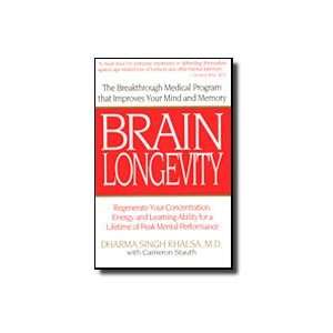  Brain Longevity By Dharma Khalsa (paperback) Health 