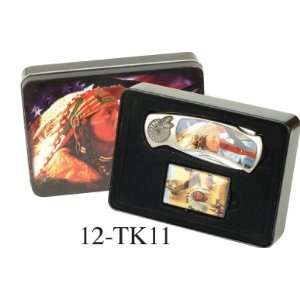  New Collectible Knife and Lighter Gift US Indian 