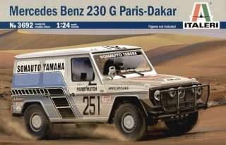 ITALERI  Mercedes Benz 230 G Paris Dakar  124 Scale  