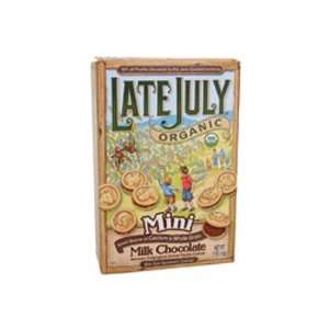 LATE JULY SNACKS, MINI MILK CHOCOLATE SANDWITCH COOKIES, ORGANIC 2, 5 