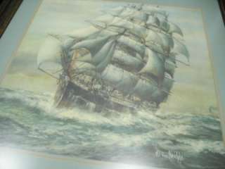 VON NESCHKE Schooner Clipper Sail Ship Maritime Art Set  