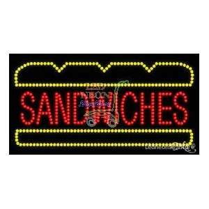  Sandwiches LED Business Sign 17 Tall x 32 Wide x 1 Deep 