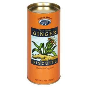  Norfolk Manor, Biscuit Ginger Pure Bttr, 7 OZ (Pack of 12) Health 