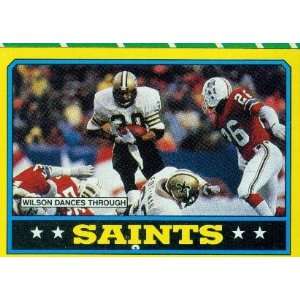  1986 Topps #338 Saints TL / Dave Wilson   New Orleans 