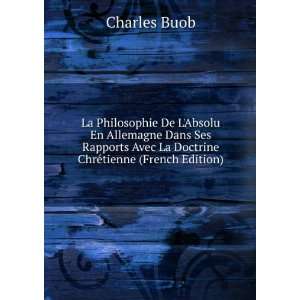  Avec La Doctrine ChrÃ©tienne (French Edition) Charles Buob Books